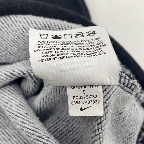 Nike Dri-fit Versa Studio Mock Neck Sweatshirt   Gray Long Sleeve‎ Zip Pocket S - Picture 12 of 13